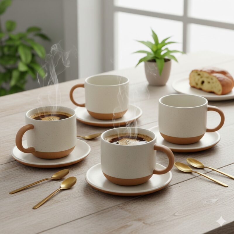 Ceramic Coffee Mug Set
